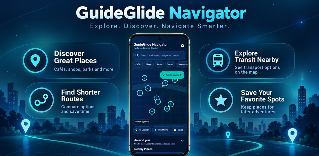 GuideGlide Navigator promotional artwork